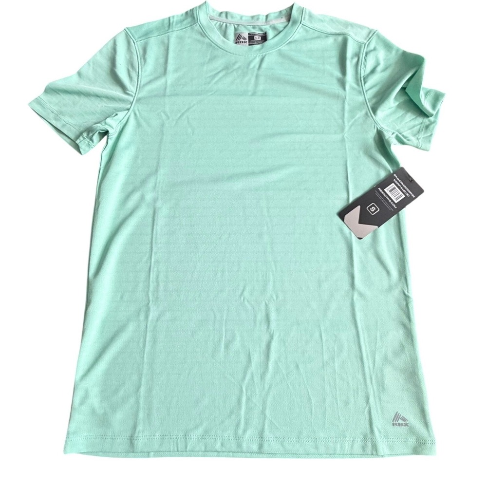 RBX Performance T Shirt Men's Small Mint‎ Green Short Sleeve Athletic CRM2093R3K